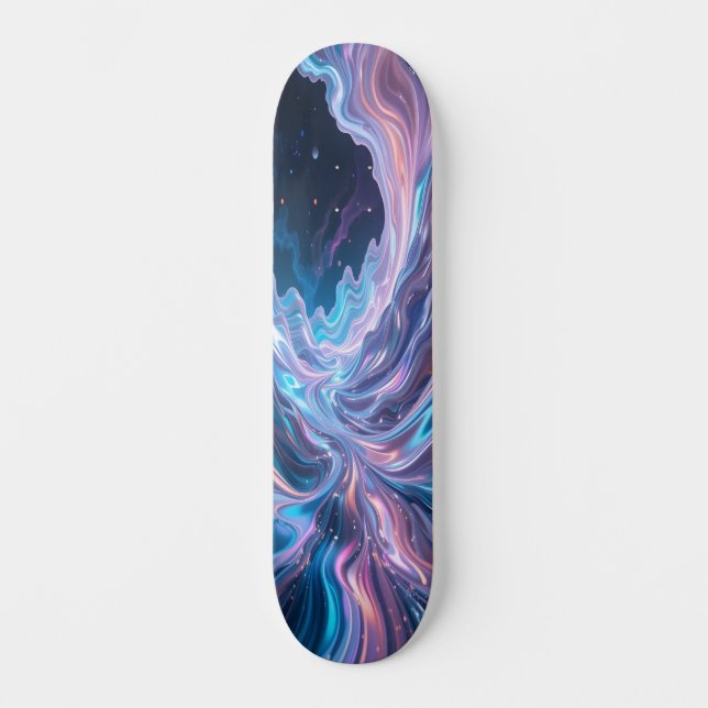 Holografiskt Vågar Edition 3 Mini Skateboard Bräda 18,5 Cm (Framsida)