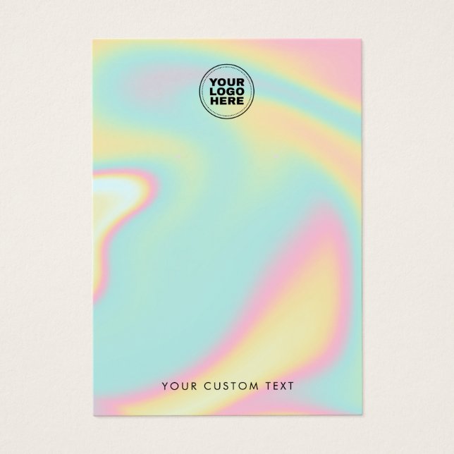 Holografiskt Visning-kort för modern avbildning Visitkort (Framsidan)