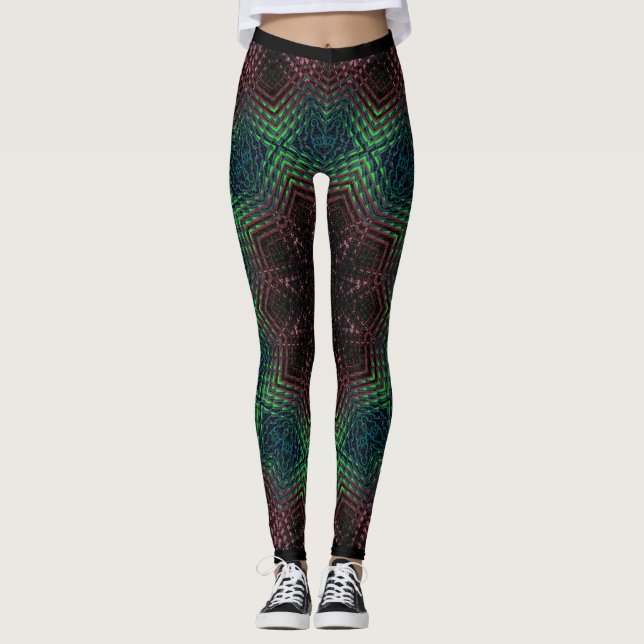 Hologram 1 Design Leggings (Framsida)