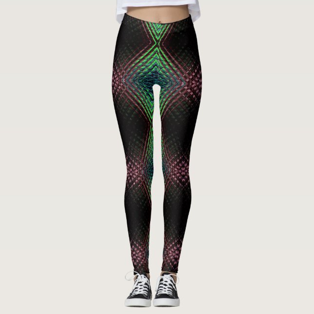 Hologram 2 Design Leggings (Framsida)