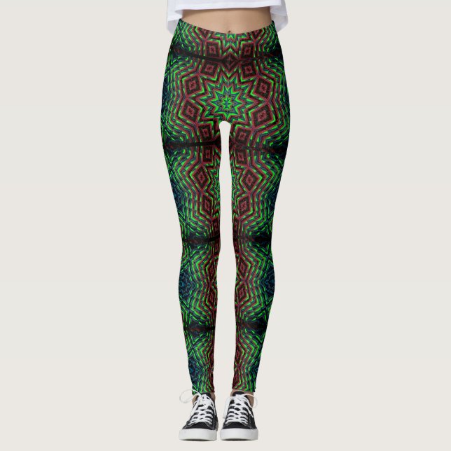 Hologram 3 Design Leggings (Framsida)