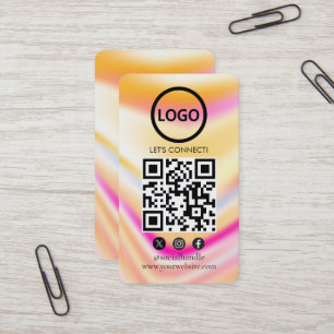 Hologram, Anpassningsbar Cards Modern, Social Medi Visitkort