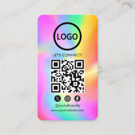 Hologram, Anpassningsbar Cards Modern, Social Medi Visitkort