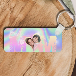 Hologram Anpassningsbar Photo Best Mamma Metall Ke Nyckelring