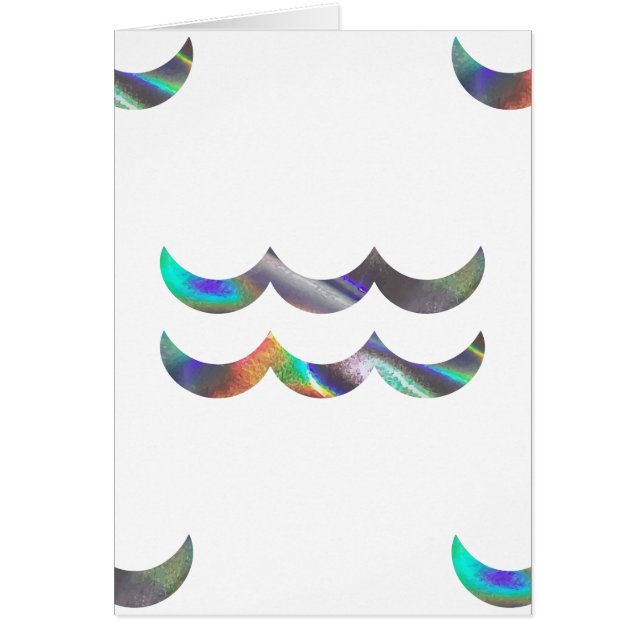 hologram Aquarius Hälsningskort (Framsidan)