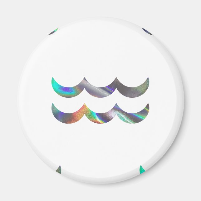 hologram Aquarius Magnet (Framsidan)