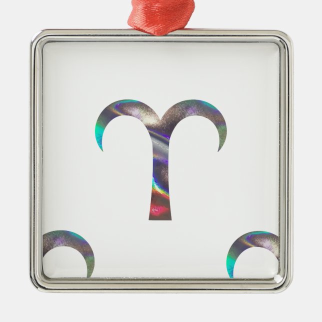 hologram Aries Julgransprydnad Metall (Framsidan)