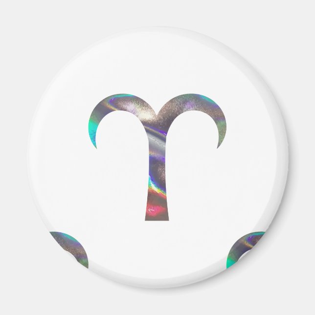 hologram Aries Magnet (Framsidan)