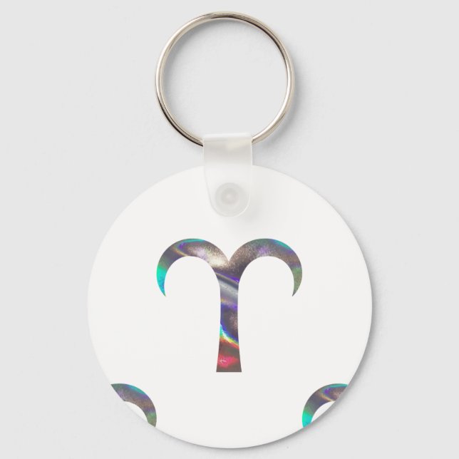 hologram Aries Nyckelring (Framsida)