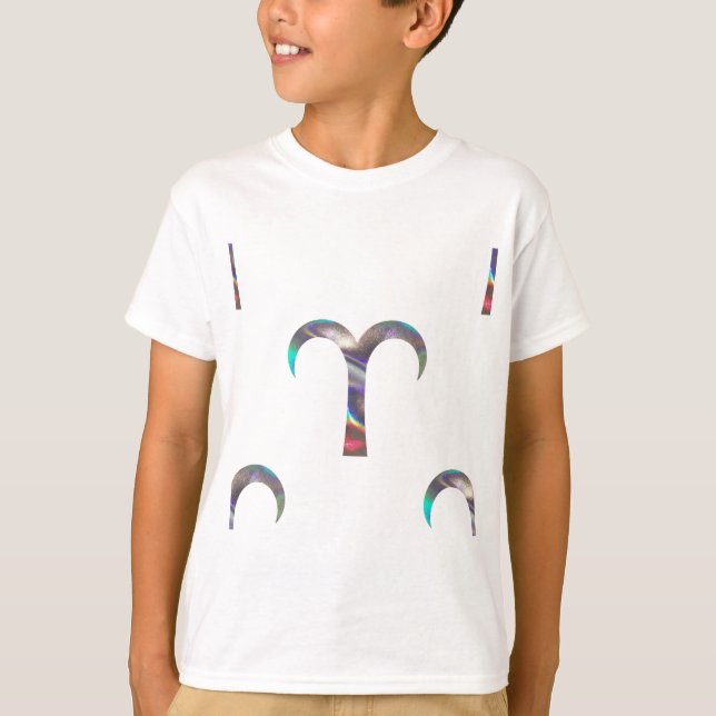 hologram Aries Tee Shirt (Framsida)