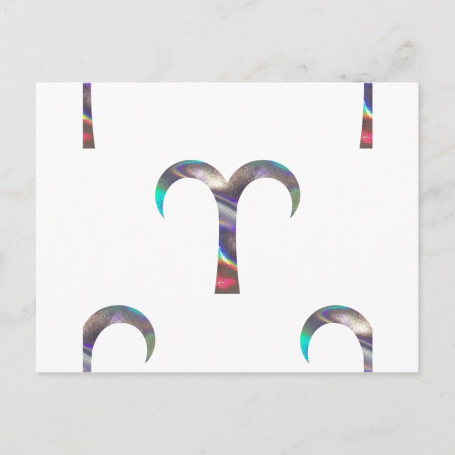 hologram Aries Vykort (Framsida)
