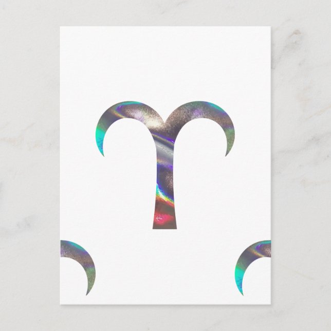 hologram Aries Vykort (Framsida)
