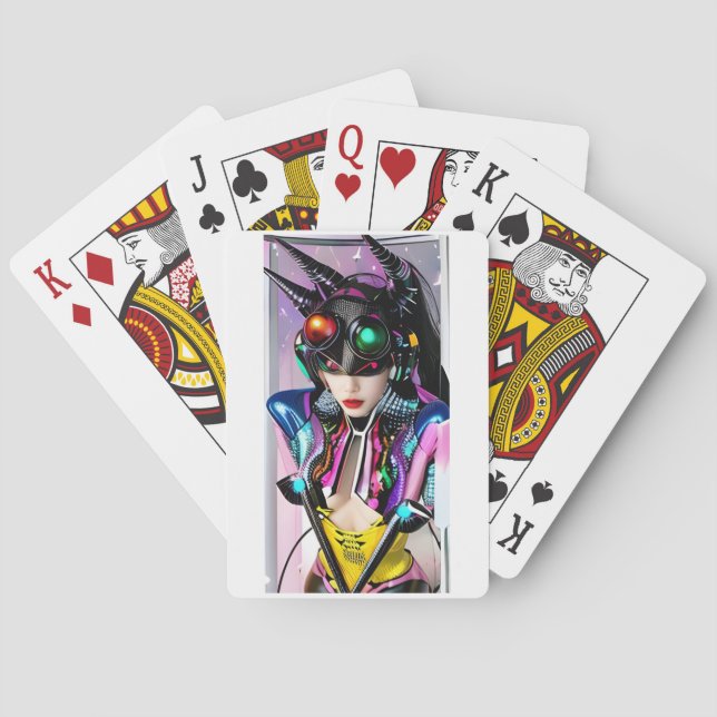 Hologram av hennes kärlek casinokort (Baksidan)