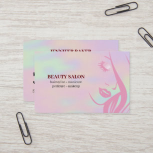 Hologram Beauty Salon Visitkort
