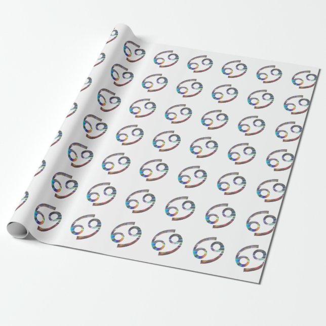 hologram Cancer Presentpapper (Utrullad)