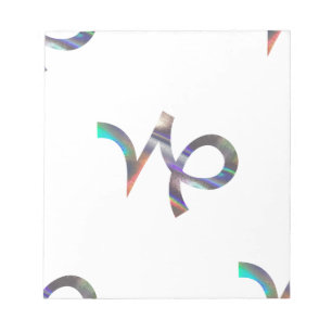 hologram Capricorn Anteckningsblock
