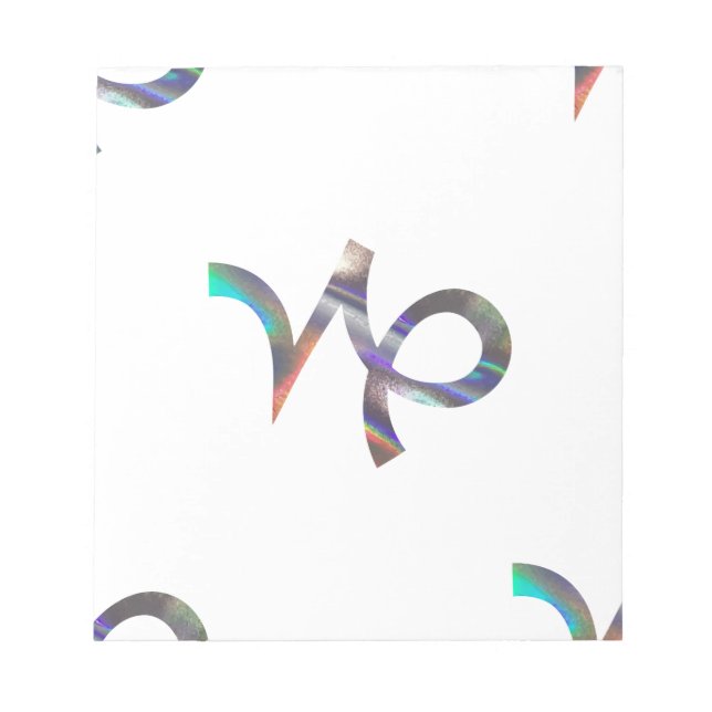 hologram Capricorn Anteckningsblock (Framsida)