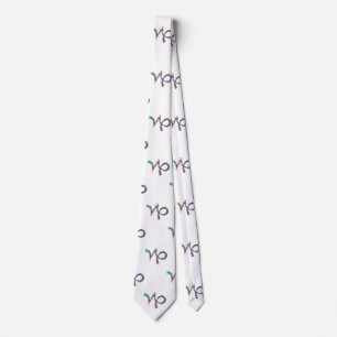 hologram Capricorn herrkläder manar necktie halsba Slips