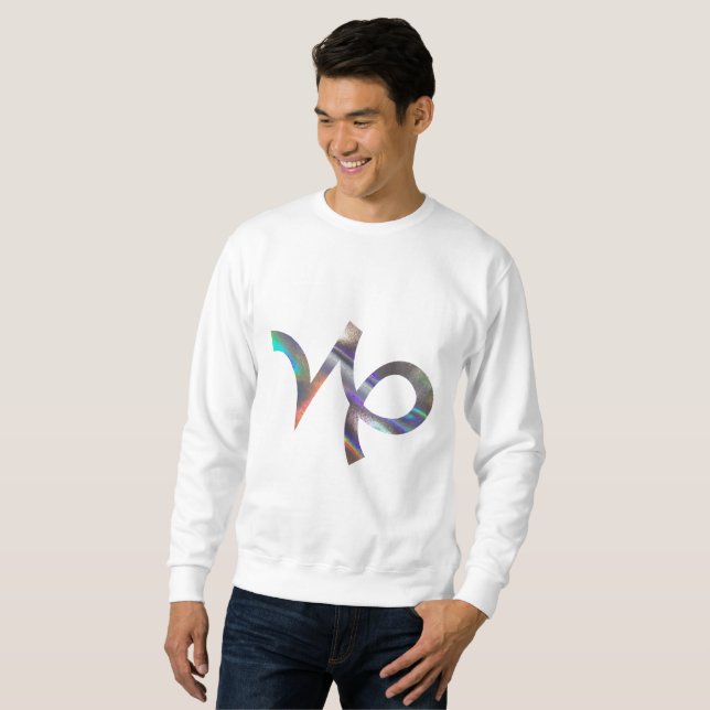 hologram Capricorn manar sweatshirt (Hel framsida)