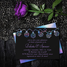 Hologram D20 Ljus | PnP Tabletop Baby Shower Inbjudningar