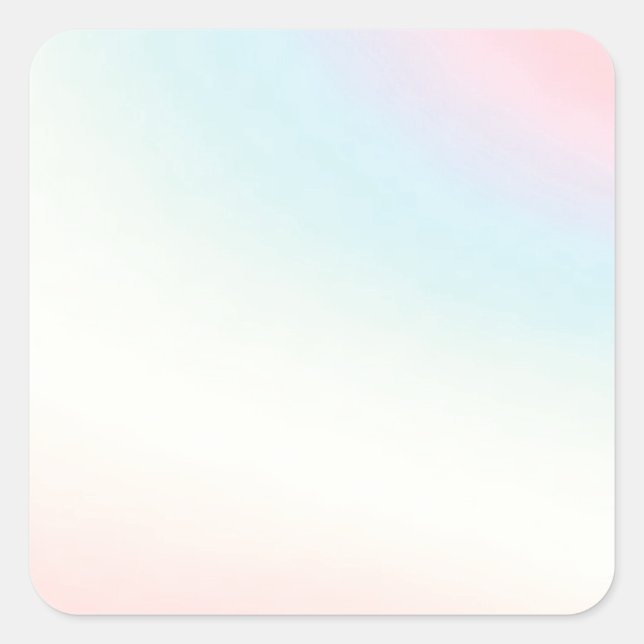 Hologram Fyrkantigt Klistermärke (Framsida)