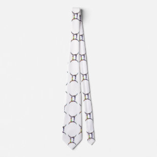 Hologram gemini herrkläder manar necktie halsslips slips