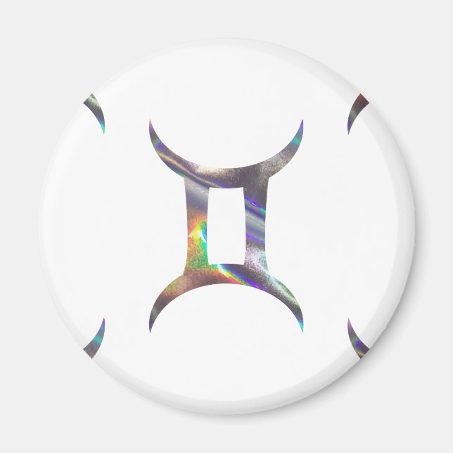 hologram Gemini Magnet (Framsidan)