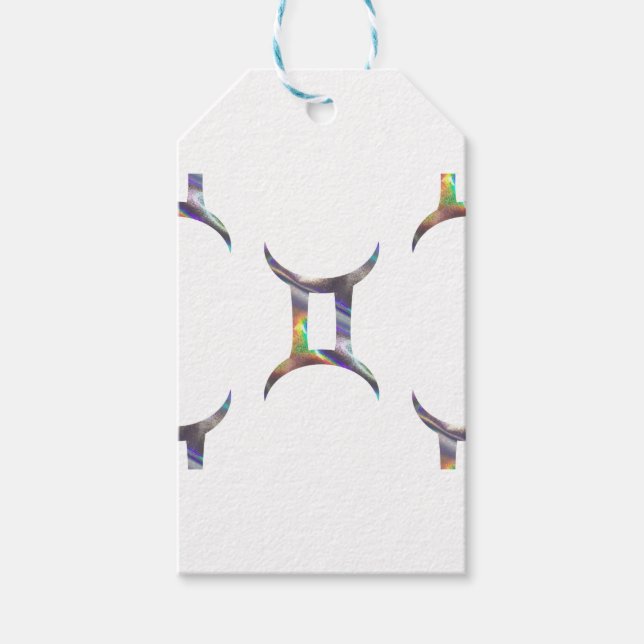 hologram Gemini Presentetikett (Framsidan)