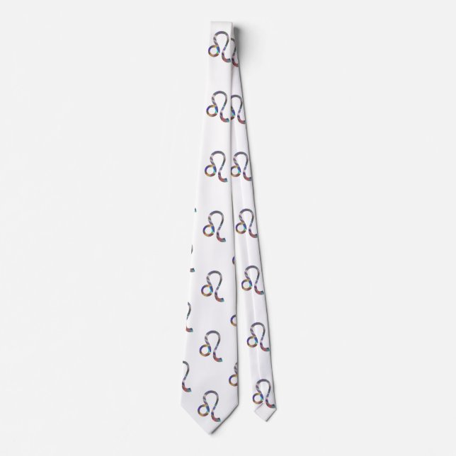 hologram leo herrkläder manar necktie-halsband slips (Framsida)