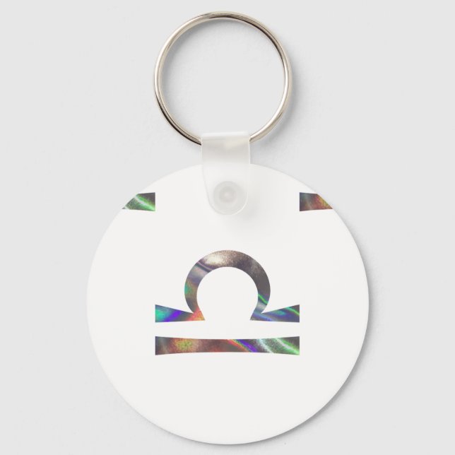 hologram Libra Nyckelring (Framsida)