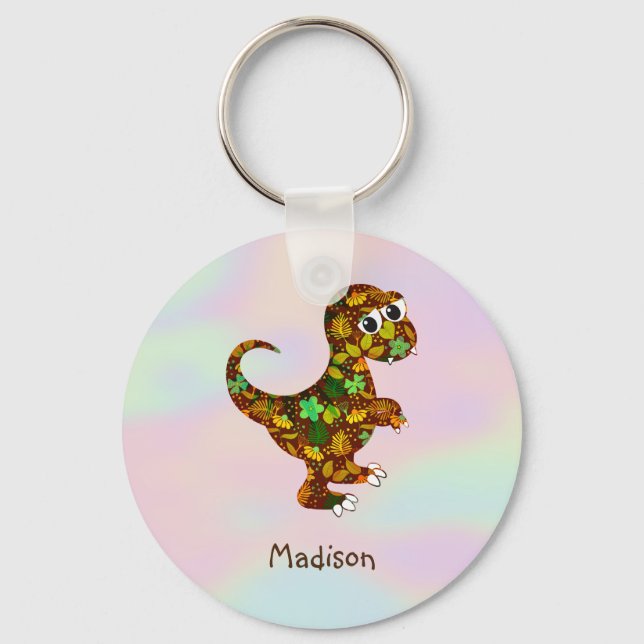 Hologram och dinosaur nyckelring (Framsida)