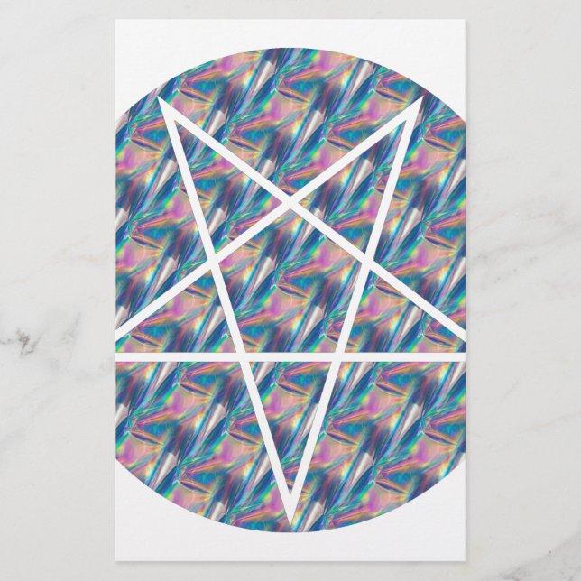 hologram pentagram brevpapper (Framsida)