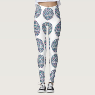 hologram pentagram-legeringar leggings