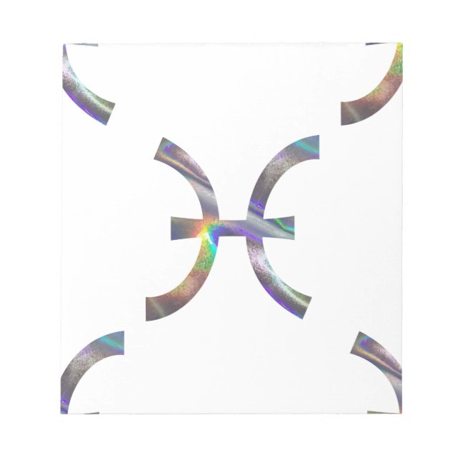 hologram Pisces Anteckningsblock (Framsida)
