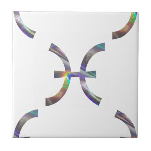 hologram Pisces Kakelplatta