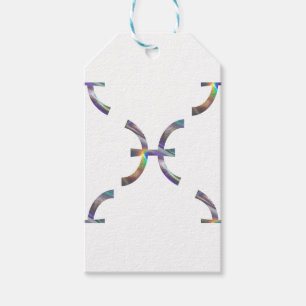 hologram Pisces Presentetikett