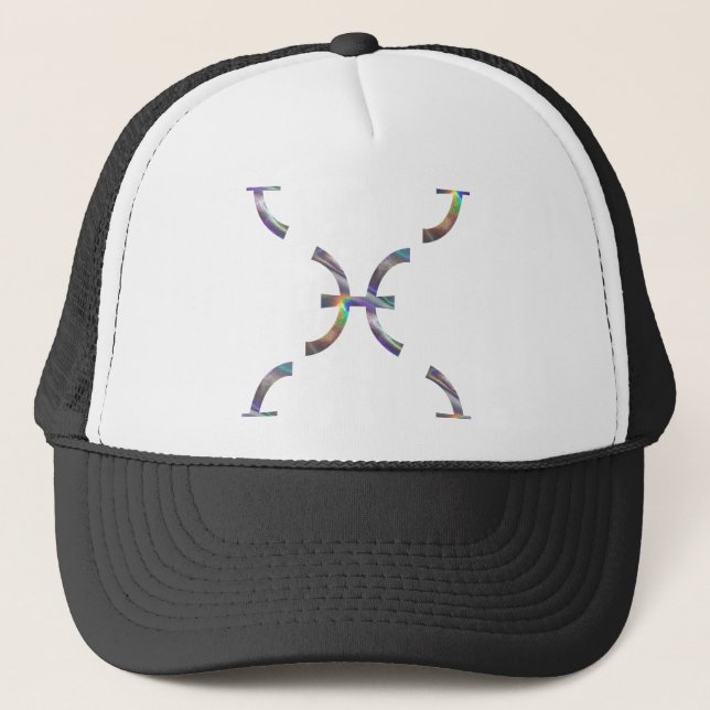hologram Pisces Truckerkeps (Framsida)