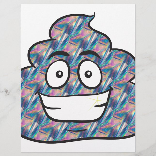 hologram poop emoji (Framsida)