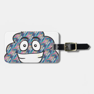 hologram poop emoji bagagebricka