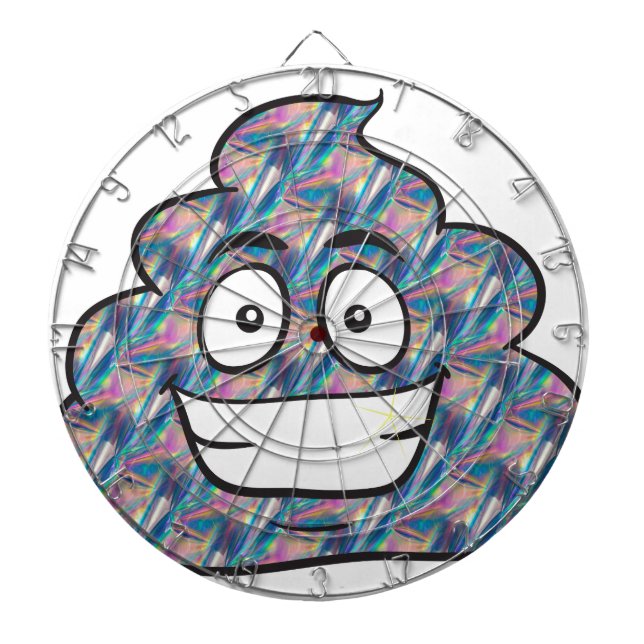 hologram poop emoji darttavla (Framsidan)