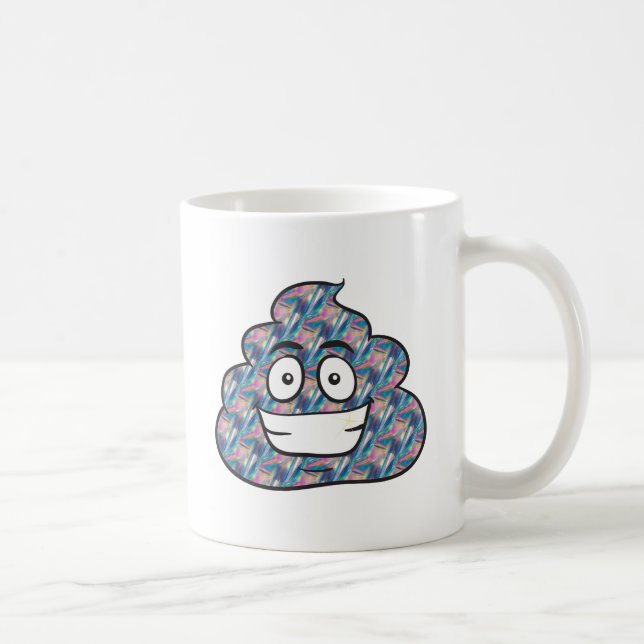 hologram poop emoji kaffemugg (Höger)