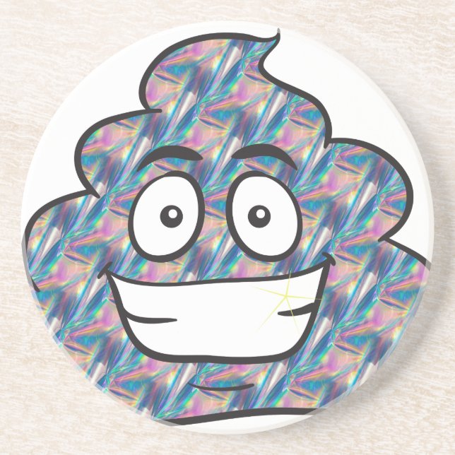 hologram poop emoji underlägg (Framsidan)