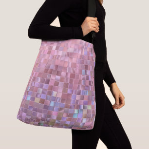 Hologram Rosa Mosaic Axelväska