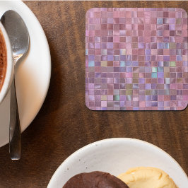 Hologram Rosa Mosaic Stenunderlägg