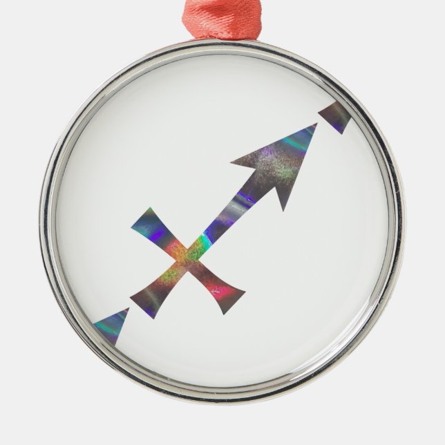 hologram Sagittarius Julgransprydnad Metall (Framsidan)