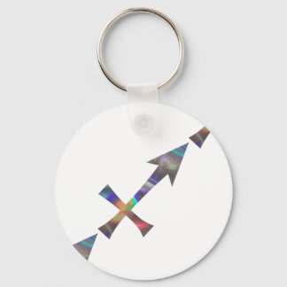 hologram Sagittarius Nyckelring
