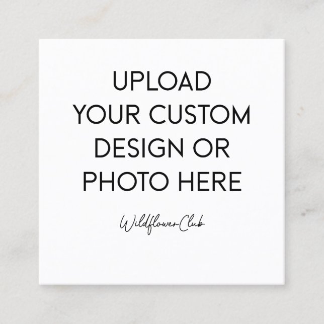  Hologram Stud Earring Display Square Business  Fyrkantigt Visitkort (Framsida)