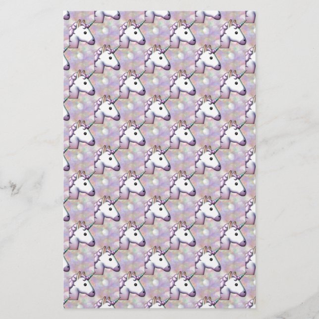 hologram unicorn emoji brevpapper (Framsida)