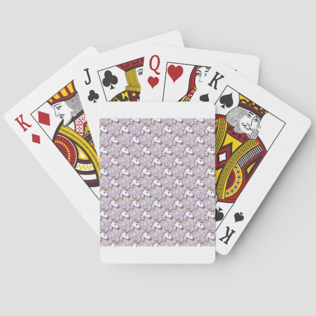 hologram unicorn emoji casinokort (Baksidan)