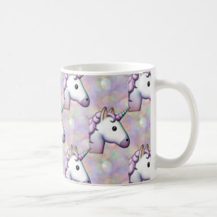 hologram unicorn emoji kaffemugg